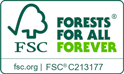 Logo FSC - Forests for all foreve