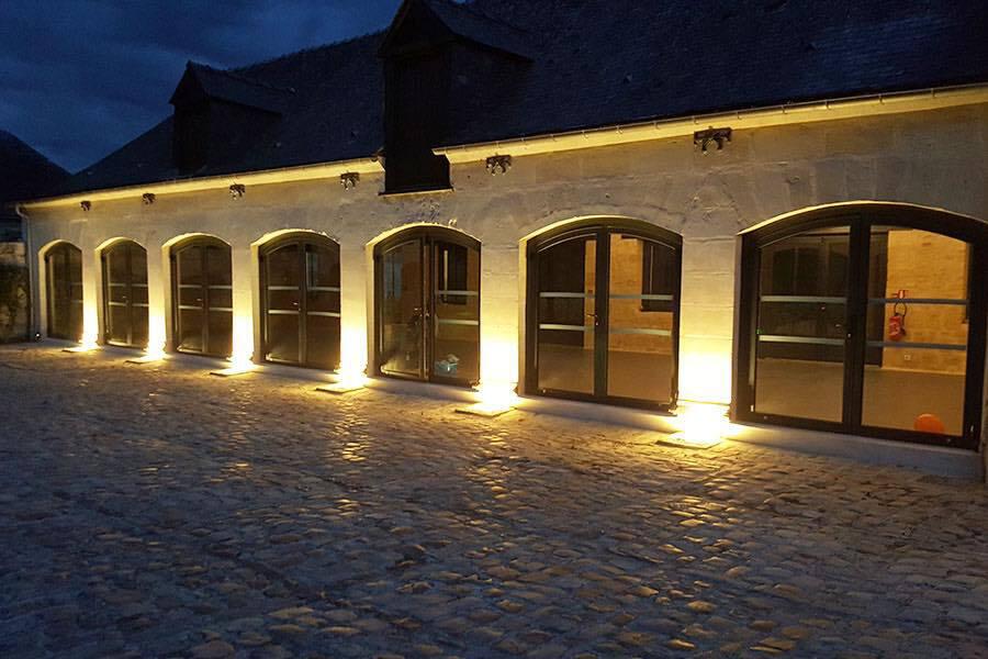 Domaine de Sainte-Claire nuit menuiseries alu