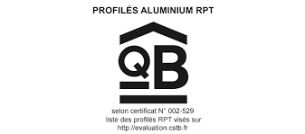 Logo QB pour les profilés fenêtres ALU