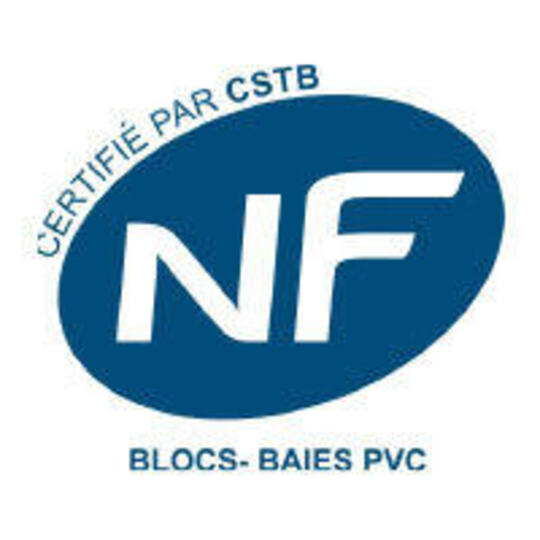 Logo NF Fenêtres PVC certifiées CSTB